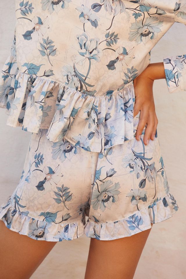 Livenza Petra Blue Pajama Short Set #3