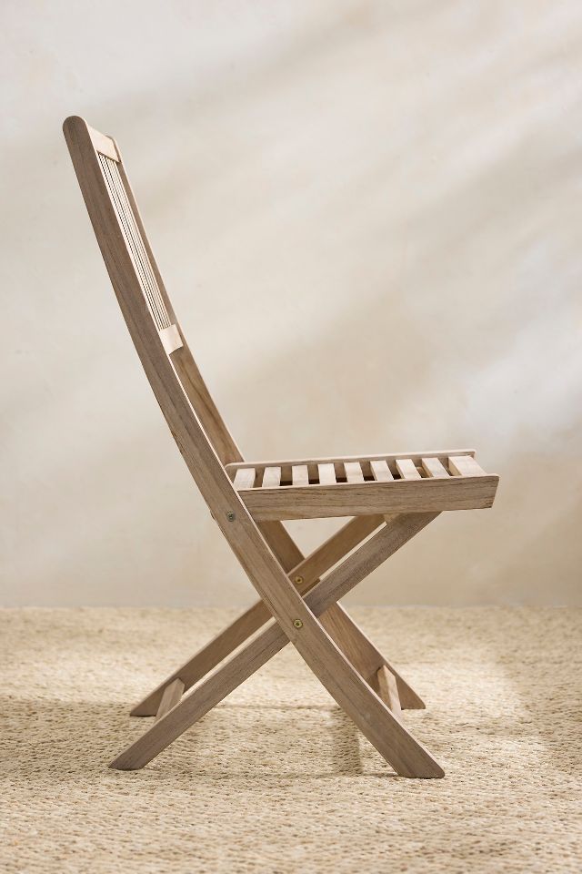 Foldable teak online chairs