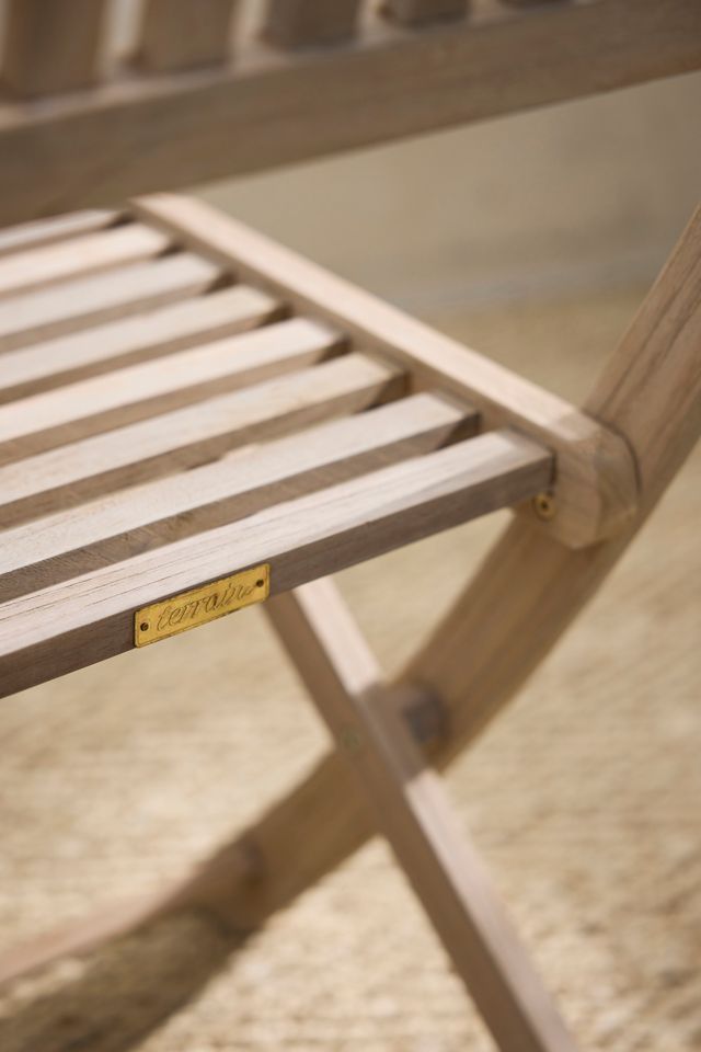 Folding Teak Side Chairs, Set of 2 #8