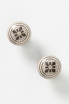 The Bistro Tile Stoneware Knobs, Set of 2
