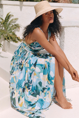 Garrie B Adena Maxi Dress | Anthropologie