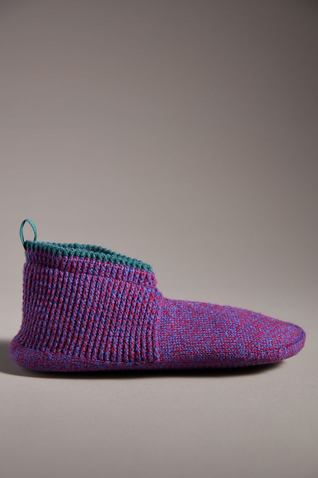 Bombas Gripper Slipper In Maroon