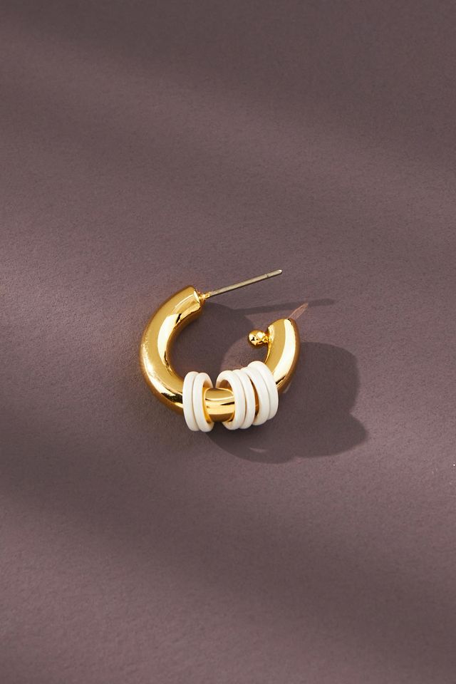 Charm Hoop Earrings #1