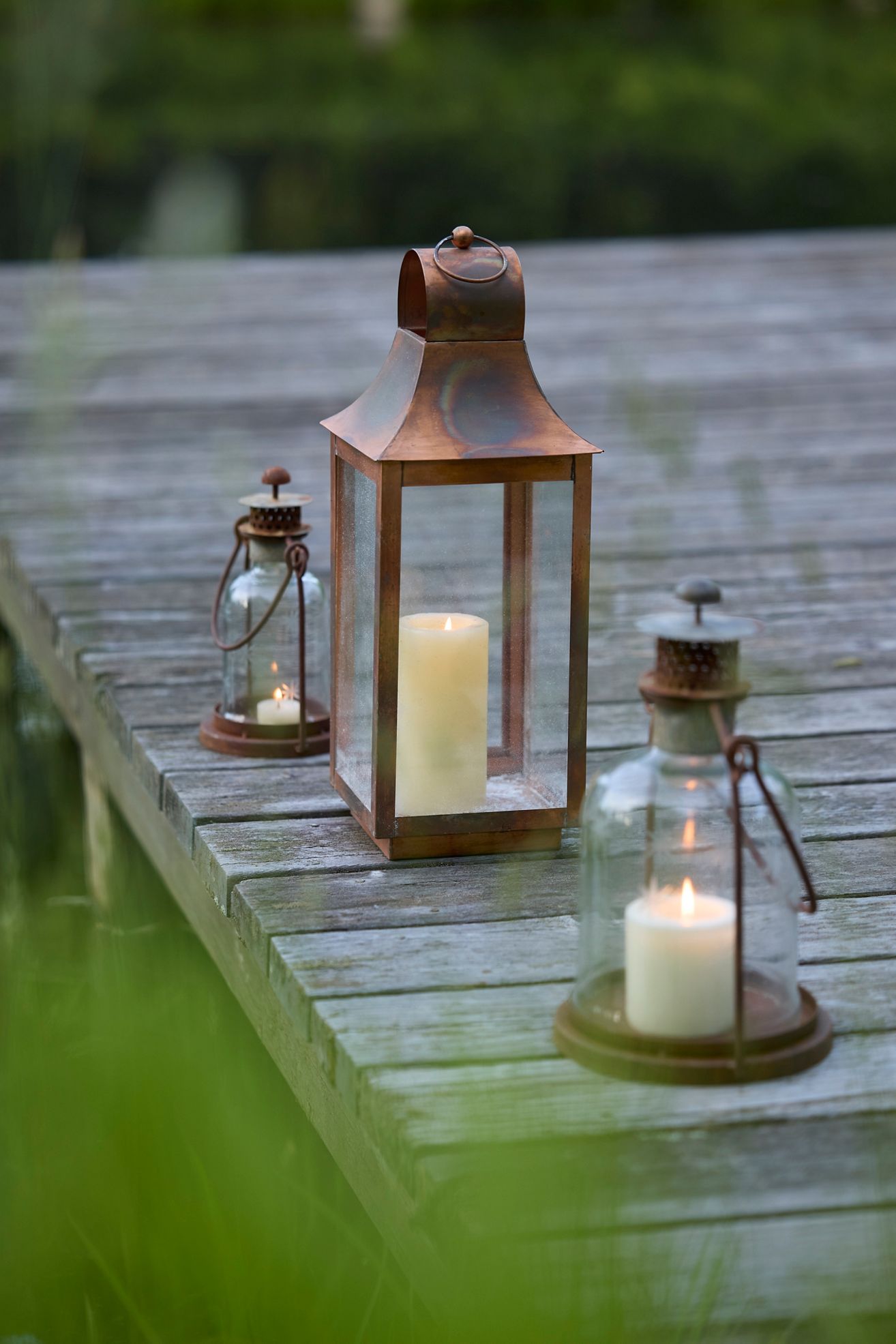 Copper Lantern - Copper, M