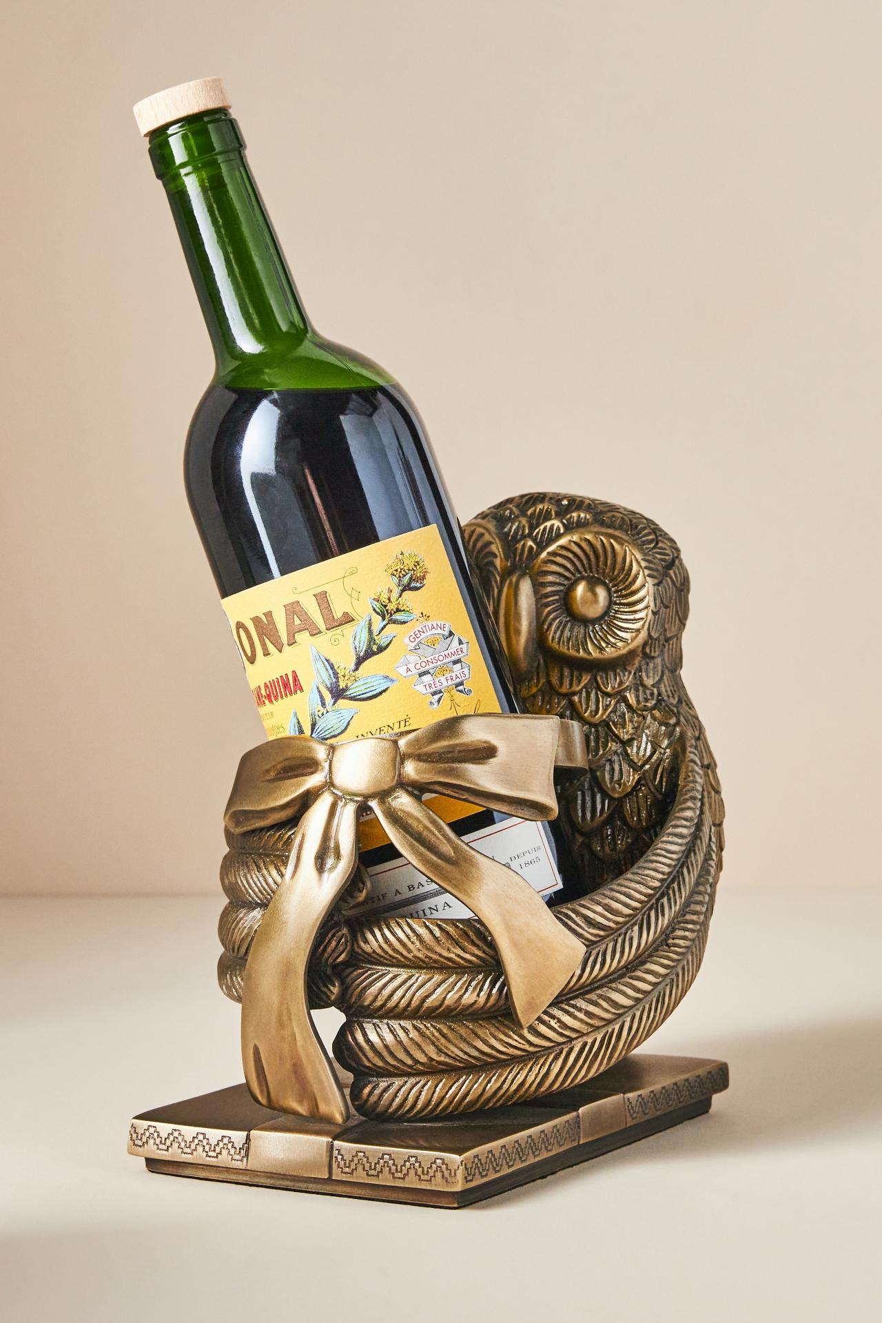 Owl Wine Bottle Holder