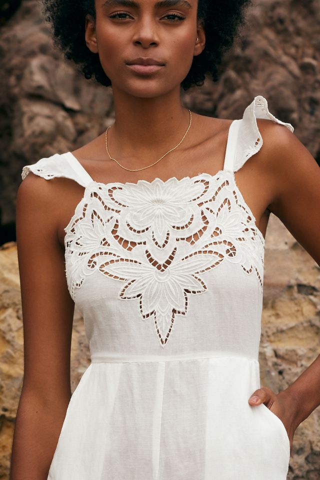 By Anthropologie Eyelet Jumpsuit #2