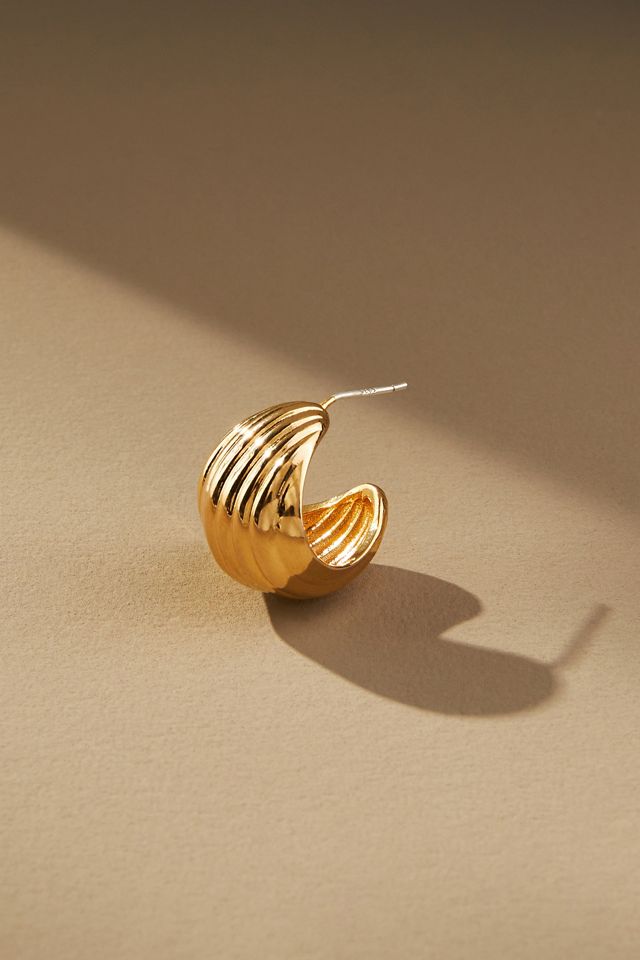 Mini Ribbed Drop Earrings #3