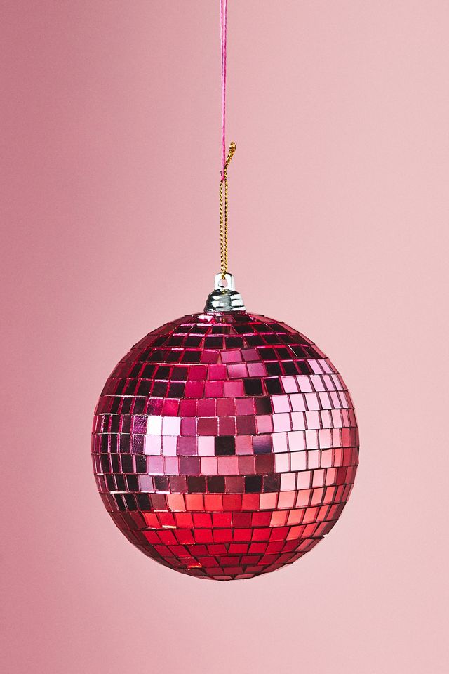 Glass Disco Ball Christmas Tree Decoration #1
