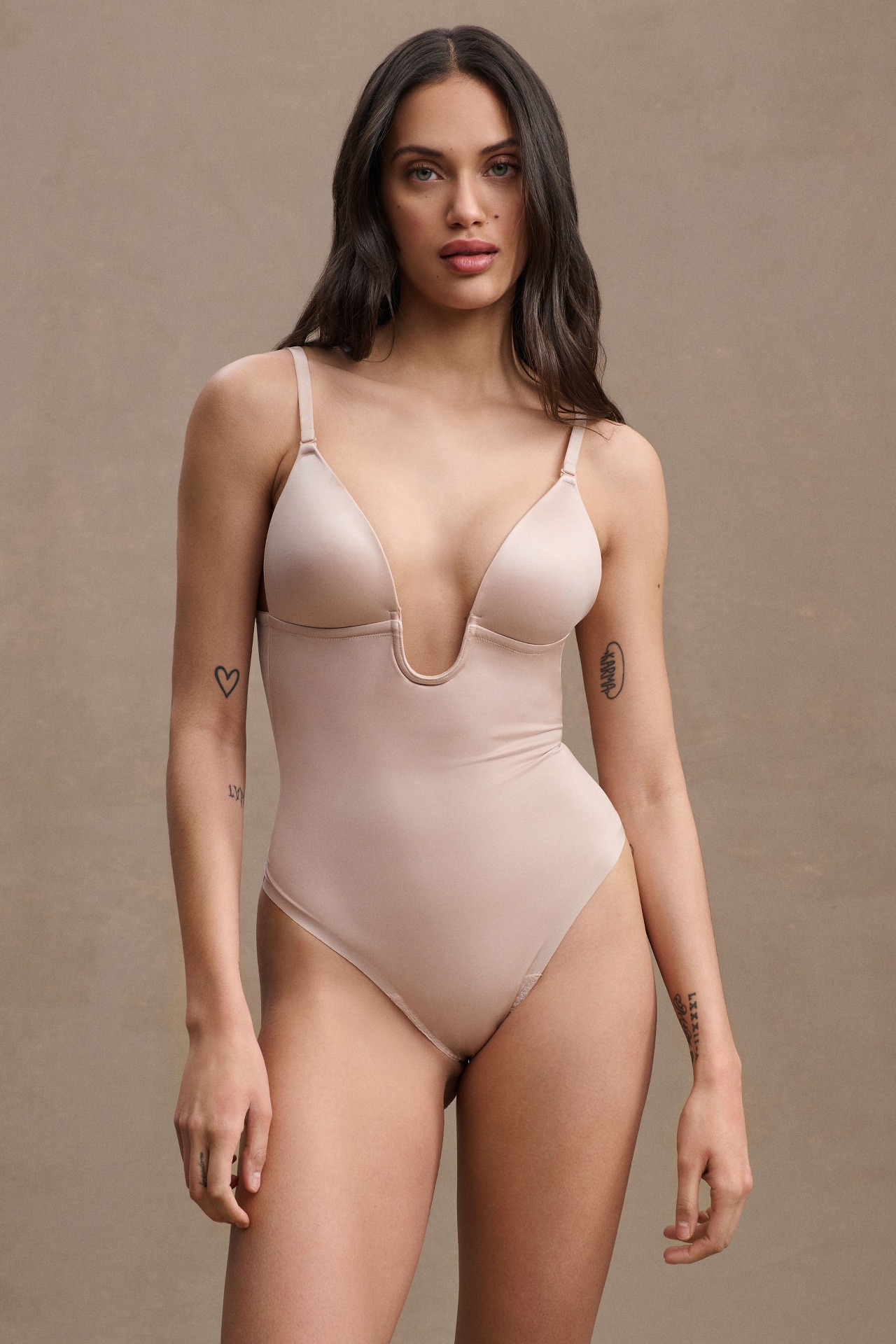 Spanx Suit Your Fancy Plunge Low-Back Thong Bodysuit