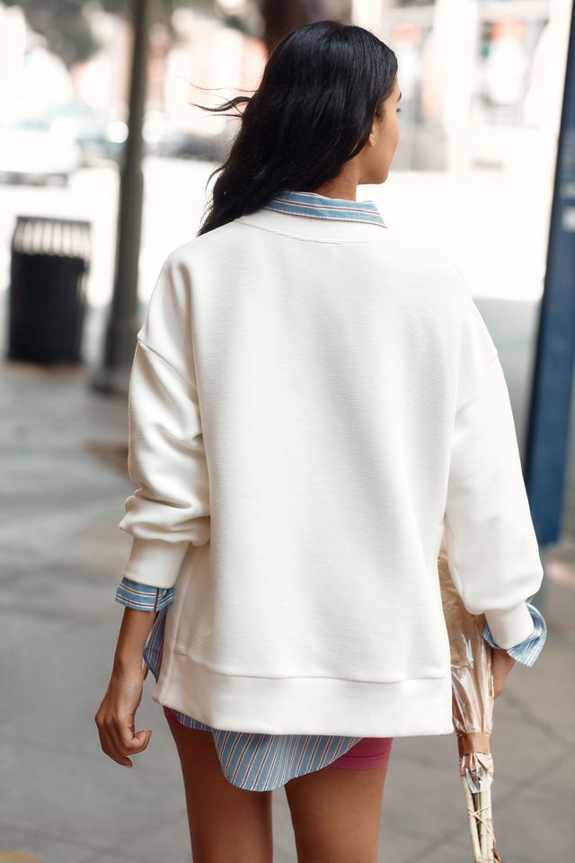 Varley Mae Longline Sweatshirt #1