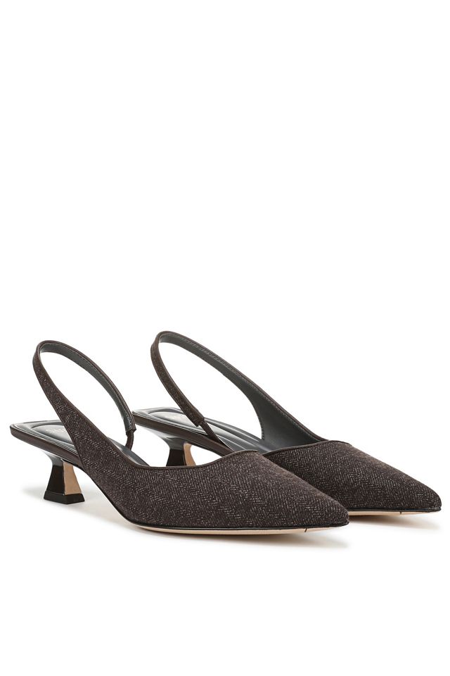Sarto Devin Slingback Kitten-Heel Pumps #1