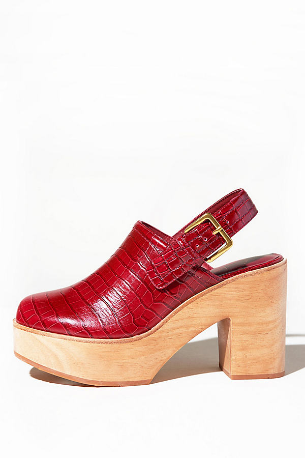Charlotte Stone Bonnie Clogs In Red