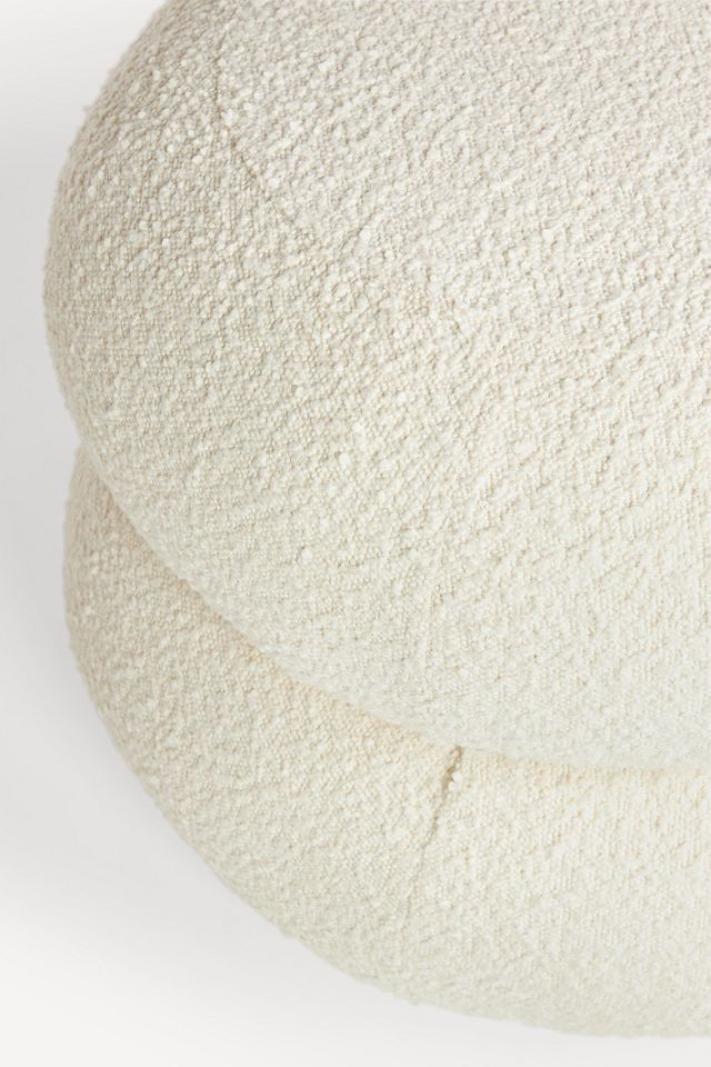 Muntz Bouclé Ottoman #1