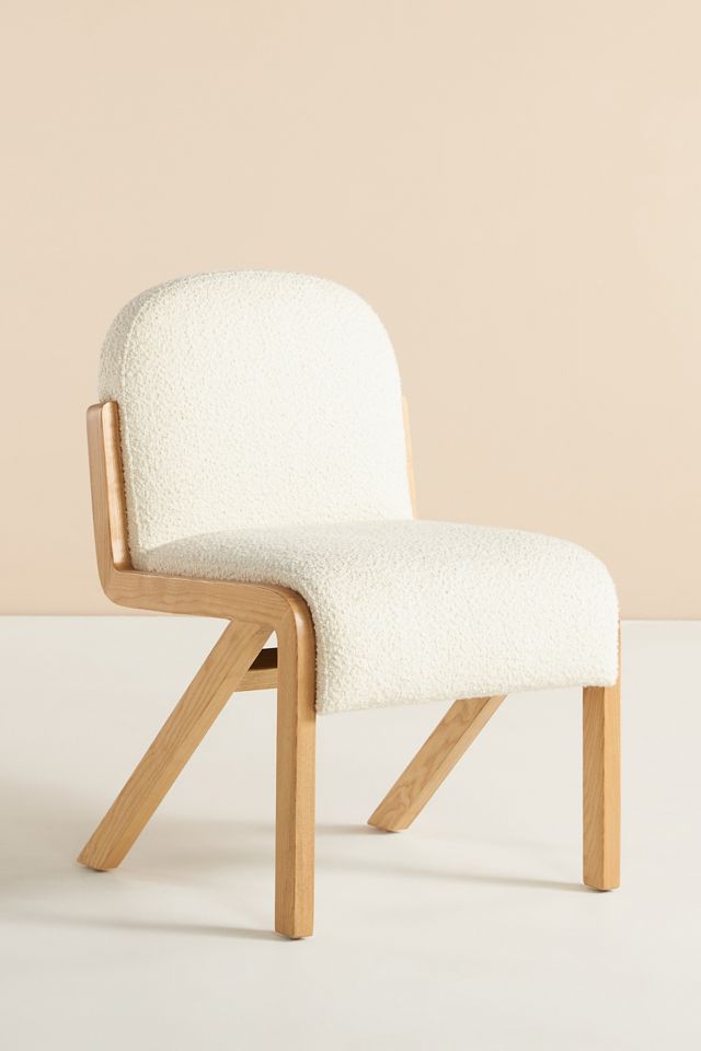 Bouclé Rani Armless Dining Chair #2