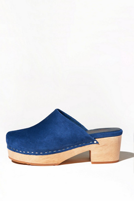 Charlotte Stone Martino Clogs In Blue