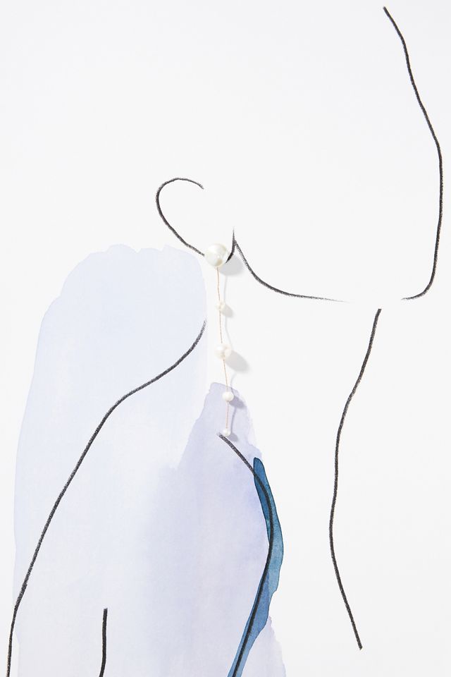 Pearl Strand Earrings #2