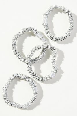 Slip Back to Basics Pure Silk Skinny Scrunchies