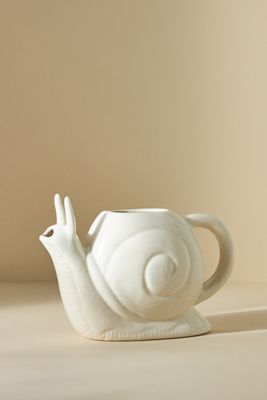 Ceramic Snail Watering Can