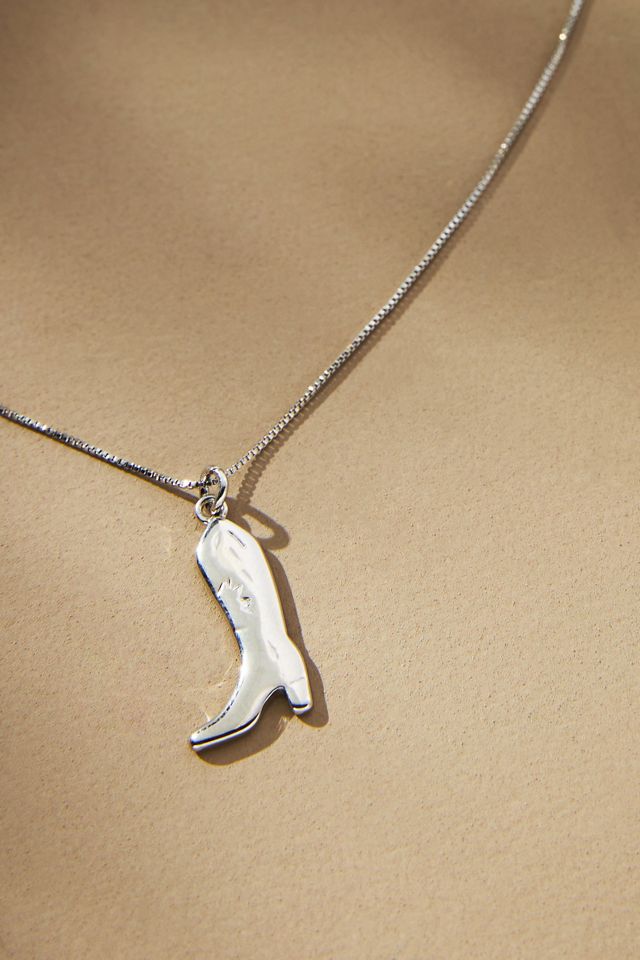 Pavé Cowboy Charm Necklace #1