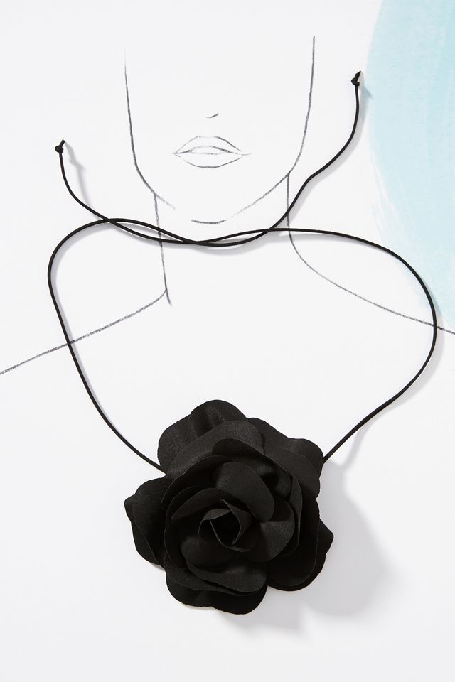 Rosette Wrap Necklace #4