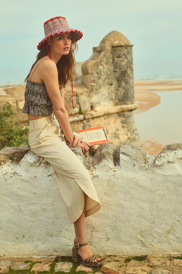 New Anthropologie Lorna Murray Island Bucket Hat Size M Lorna Murray Island Bucket Hat | Anthropologie main image 3