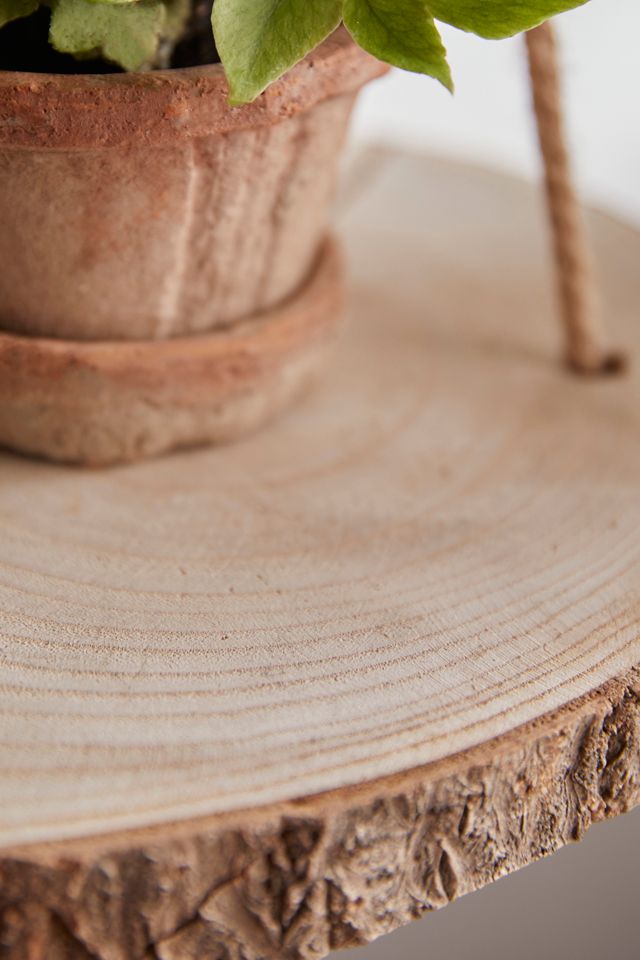 Wood Platform Planter Hanger #1