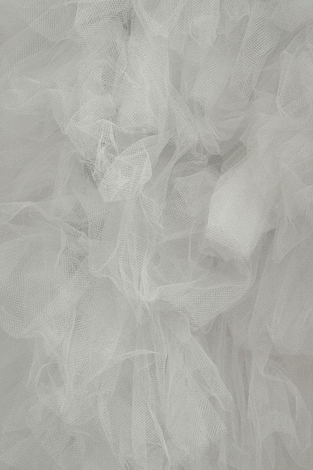 Morphine Fashion Aphrodite Tiered Ruffle High-Low Tulle Bridal Skirt #5