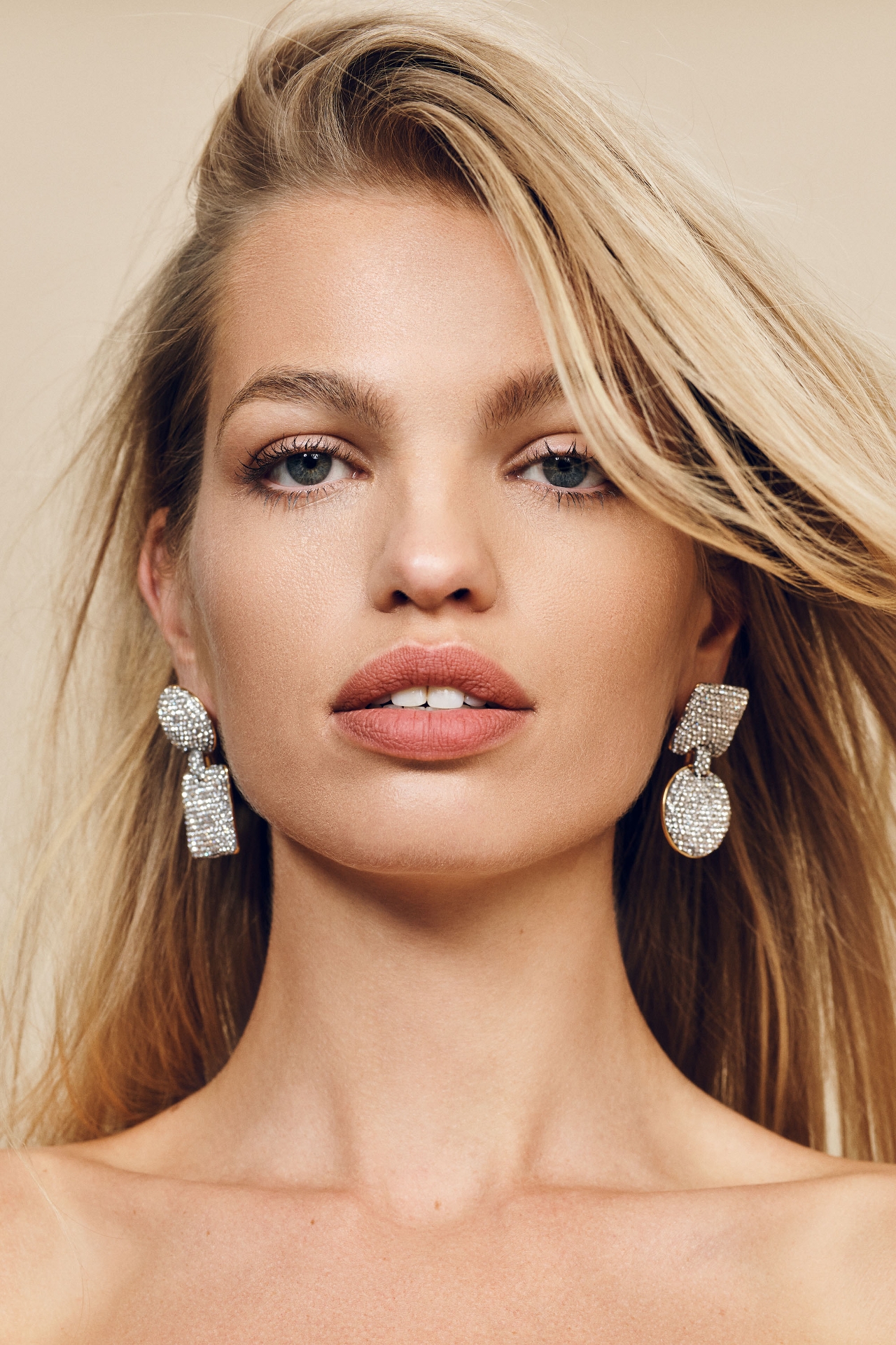 Lele Sadoughi Crystal Pave Mixed-Shape Earrings