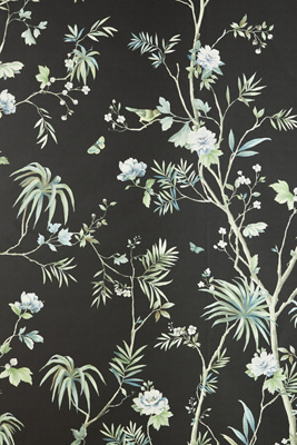 Anthropologie Tropical Chinoiserie Wall Mural