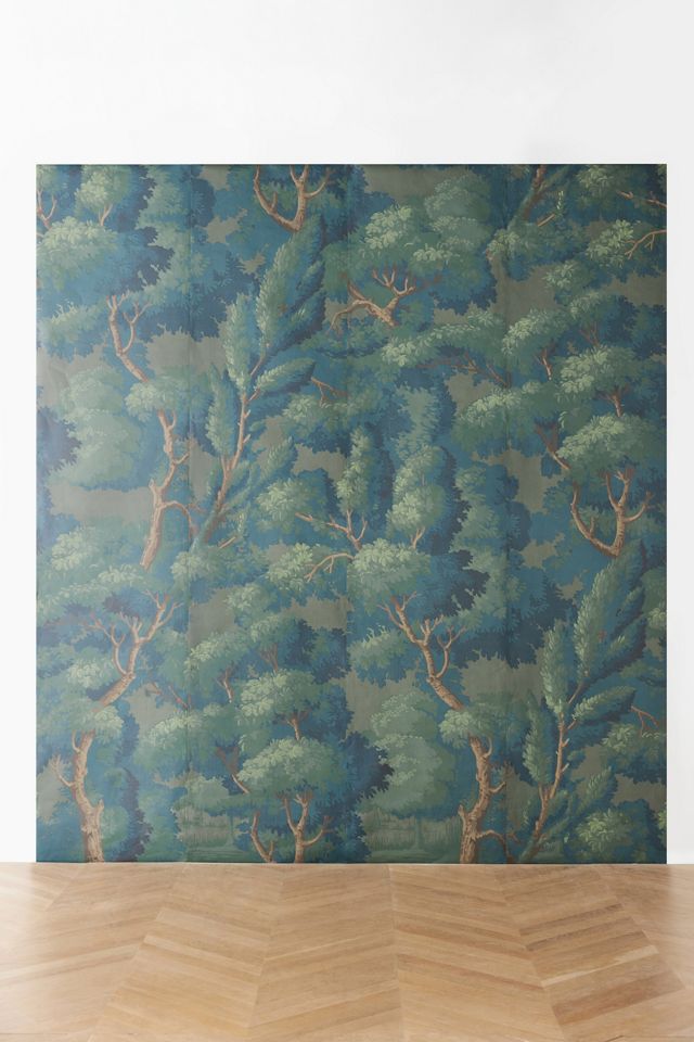 Green Forest Wall Mural #1