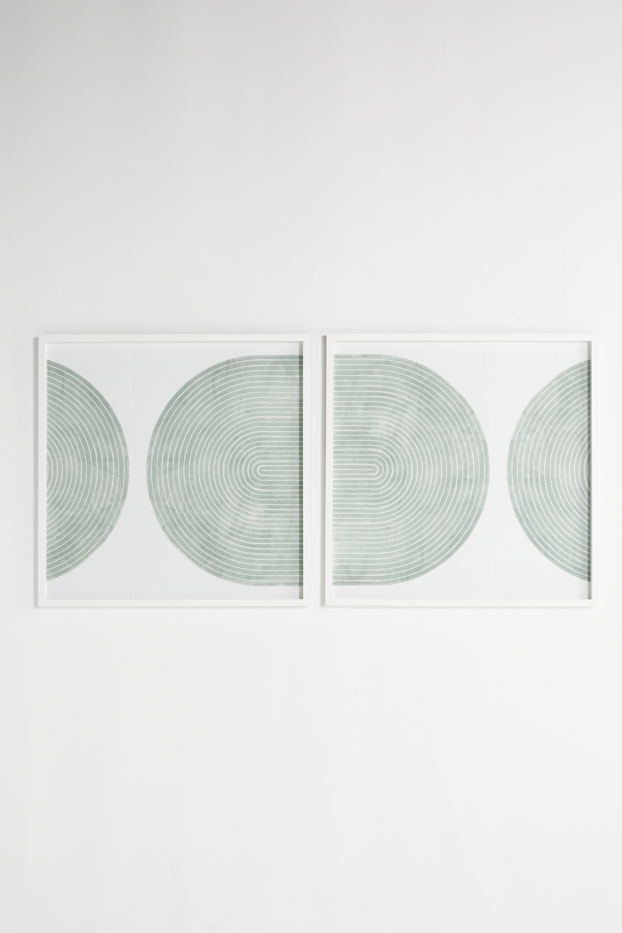 Concentric Deco Diptych Wall Art