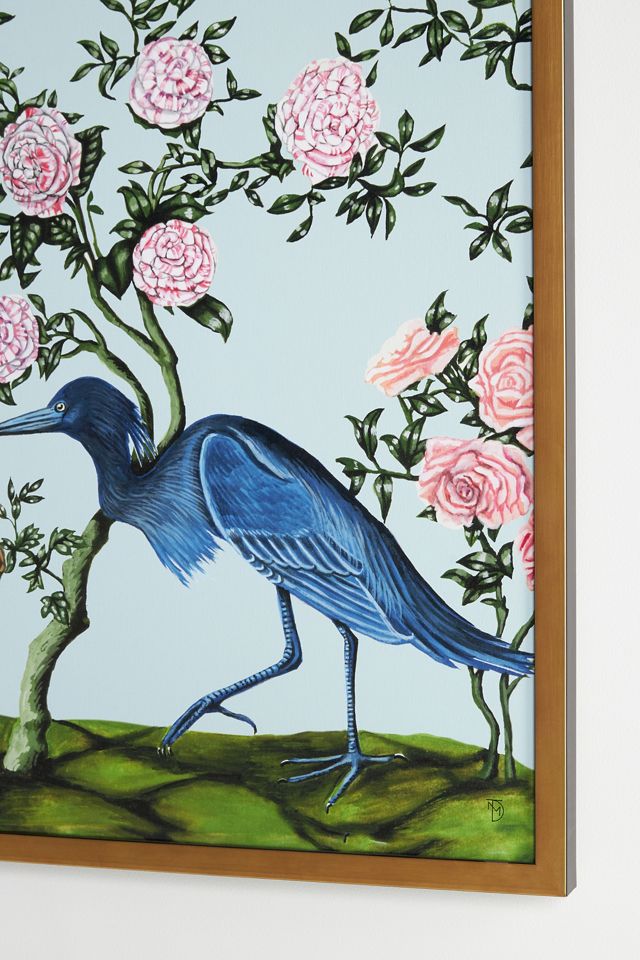 Bird and Branch Chinois Wall Art #2