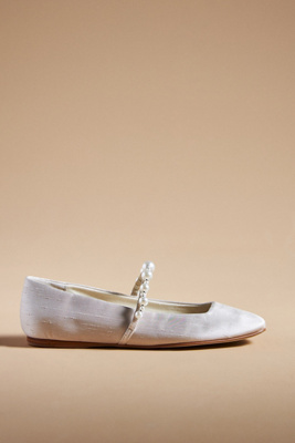 Dolce Vita Roxana Pearl Flats In White