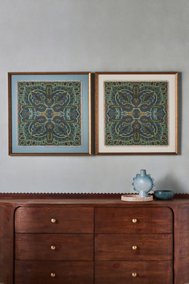 Vintage Scarf Wall Art - Thumbnail 3