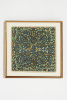 Vintage Scarf Wall Art - Thumbnail 2