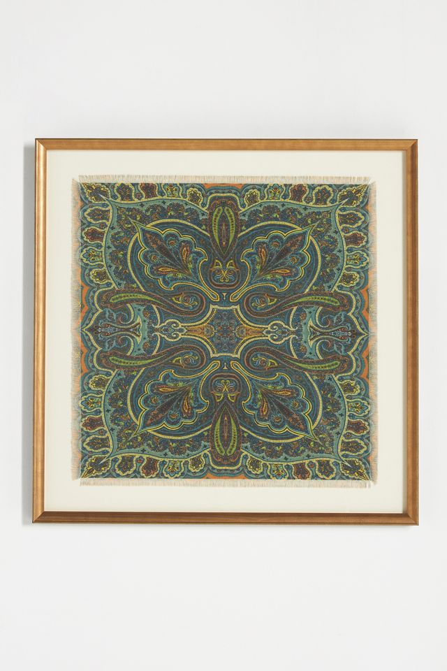 Vintage Scarf Wall Art #1