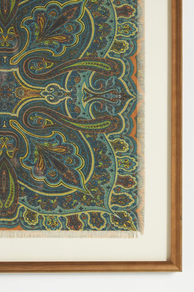 Vintage Scarf Wall Art #2