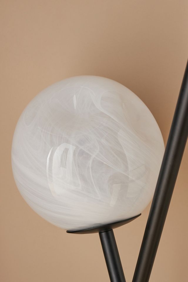 Cloud Organic Glass Globe Floor Lamp #4