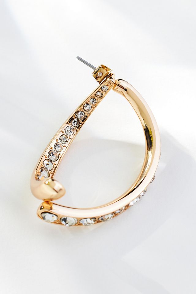 Pavé Twist Front-Back Earrings #1