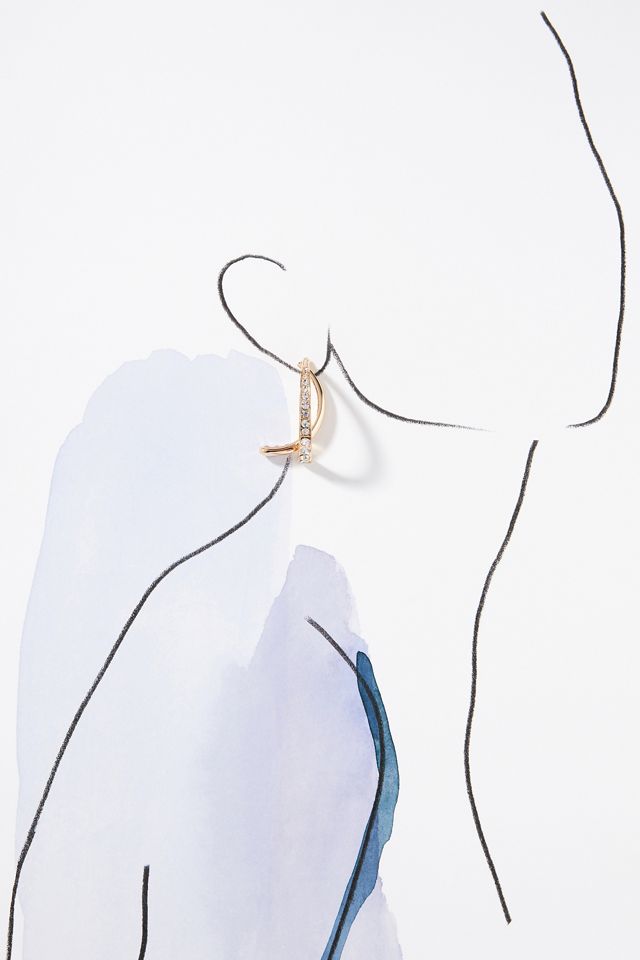 Pavé Twist Front-Back Earrings #2