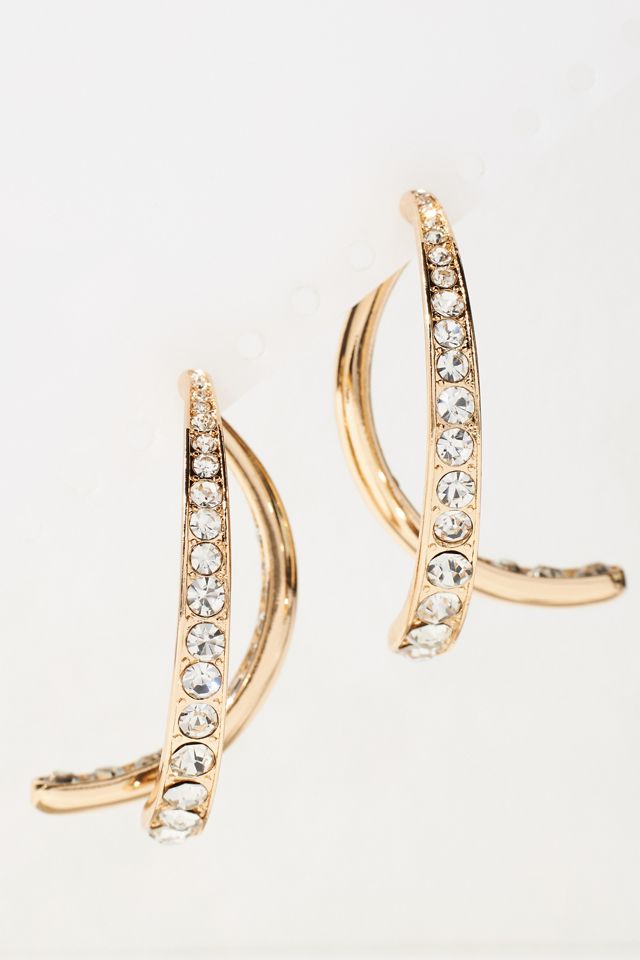 Pavé Twist Front-Back Earrings #3