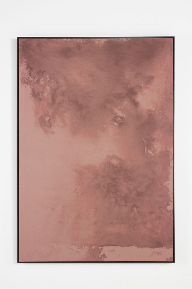 Ink Movement Mauve Wall Art #1