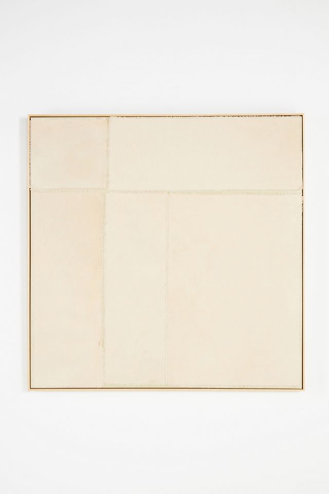 Parchment Grid Wall Art #1