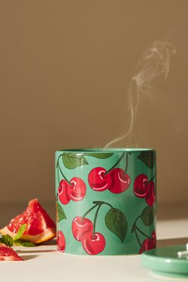 Maeve by Anthropologie Fresh Orangery Ceramic Candle
