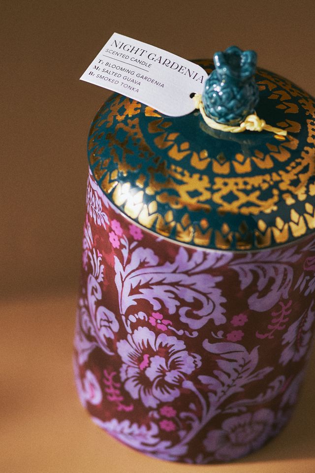 Liza Floral Night Gardenia Ceramic Candle #1