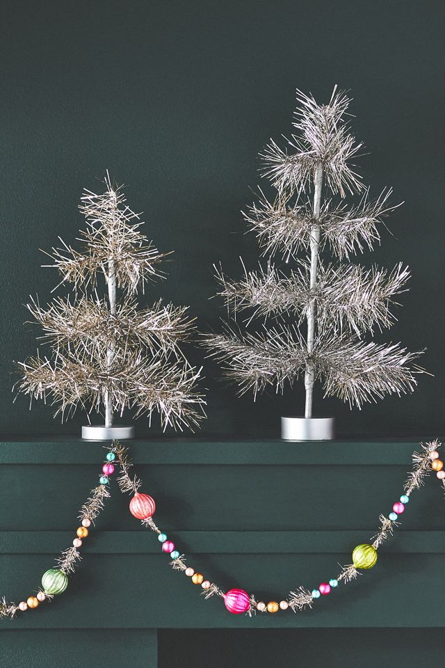 Tinsel Tree Decorative Object #1