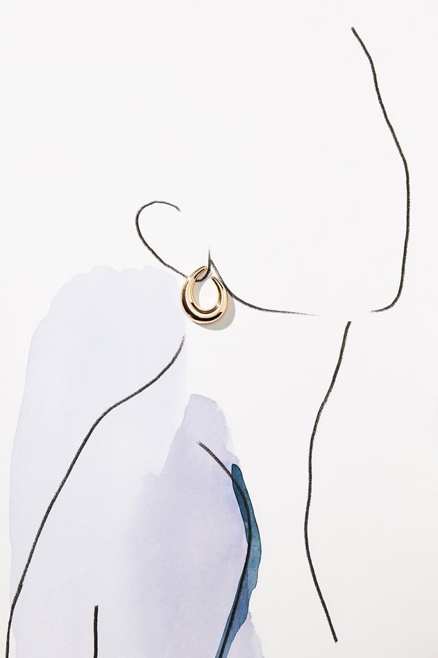 Chunky Hoop Earrings #2