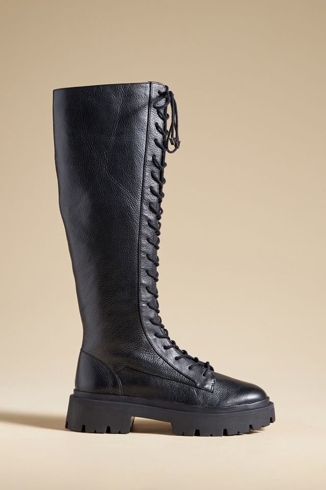 Schutz Tiana Lace-Up Knee-High Boots #2