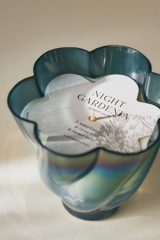 Tulip Floral Night Gardenia Glass Candle #1