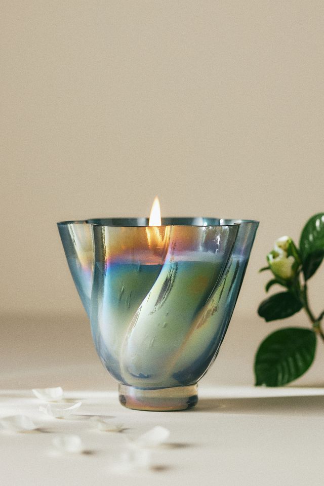 Tulip Floral Night Gardenia Glass Candle | Anthropologie UK